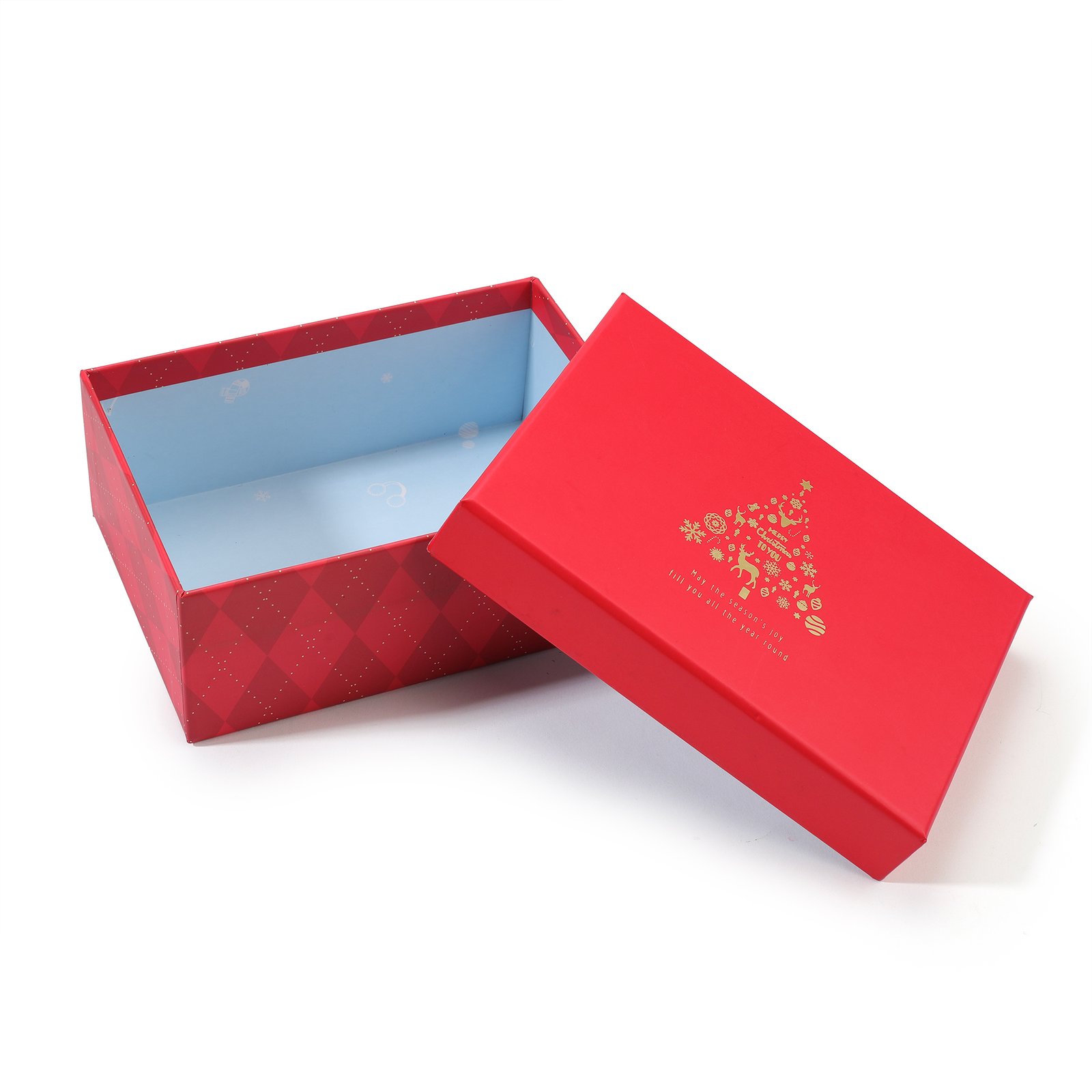Festive lid and base box view 3