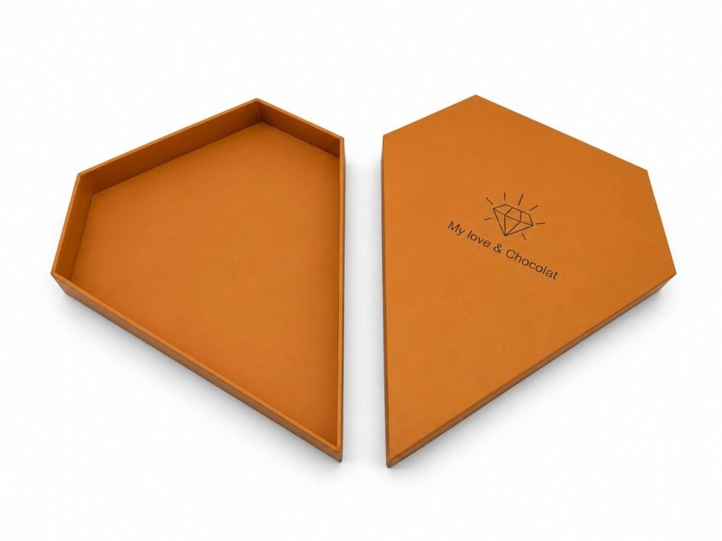 Diamond-Shaped Chocolate Gift Box