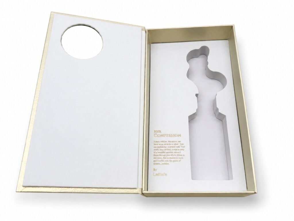 Pearlescent Embossed Magnetic Box with EVA Insert